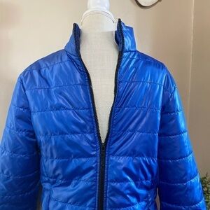 𝅺AEROPOSTALE Juniors BLUE PUFFER JACKET  S NWOT.